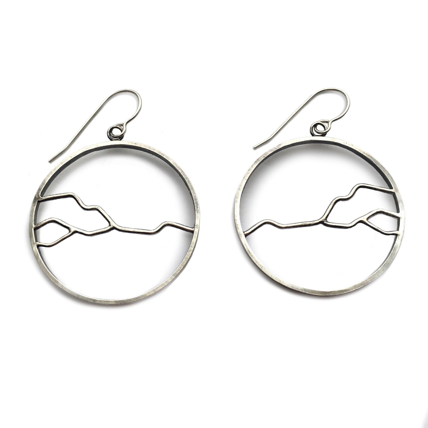 Storm Earrings in Silver