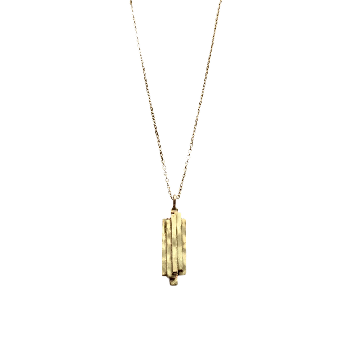 Small Stalactite Necklace in Bronze