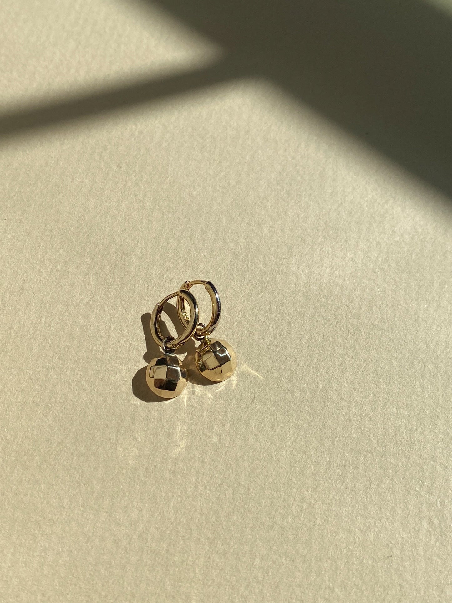 Nest Earrings in Bronze