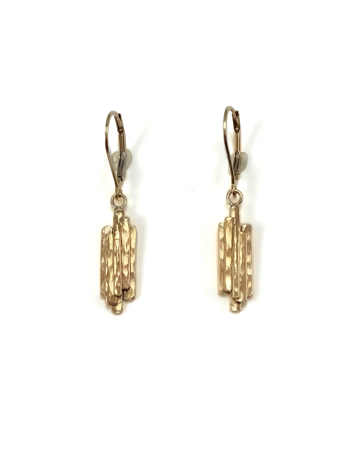 Mini Stalactite Earrings in Bronze