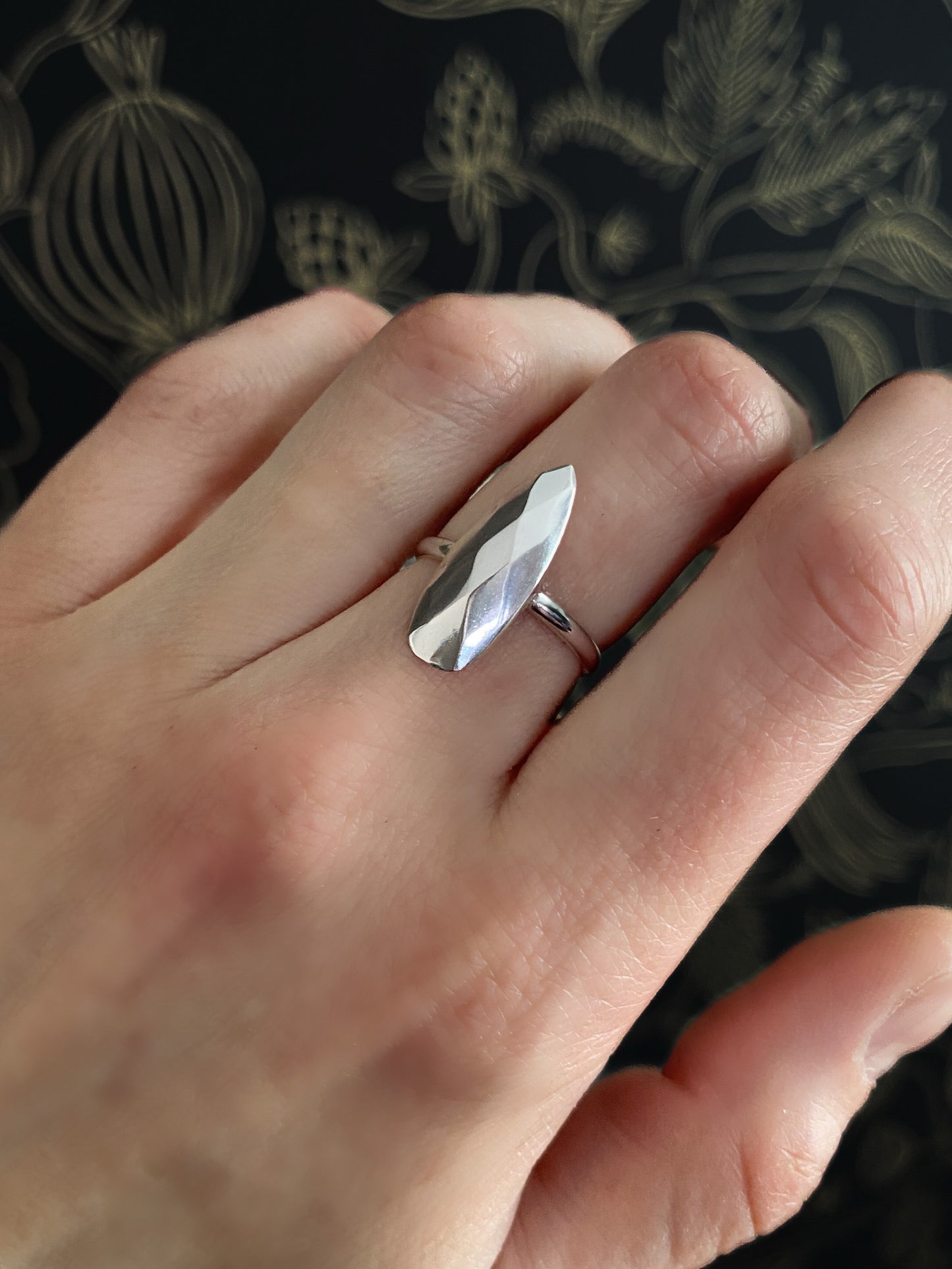 Spindle Ring in Silver