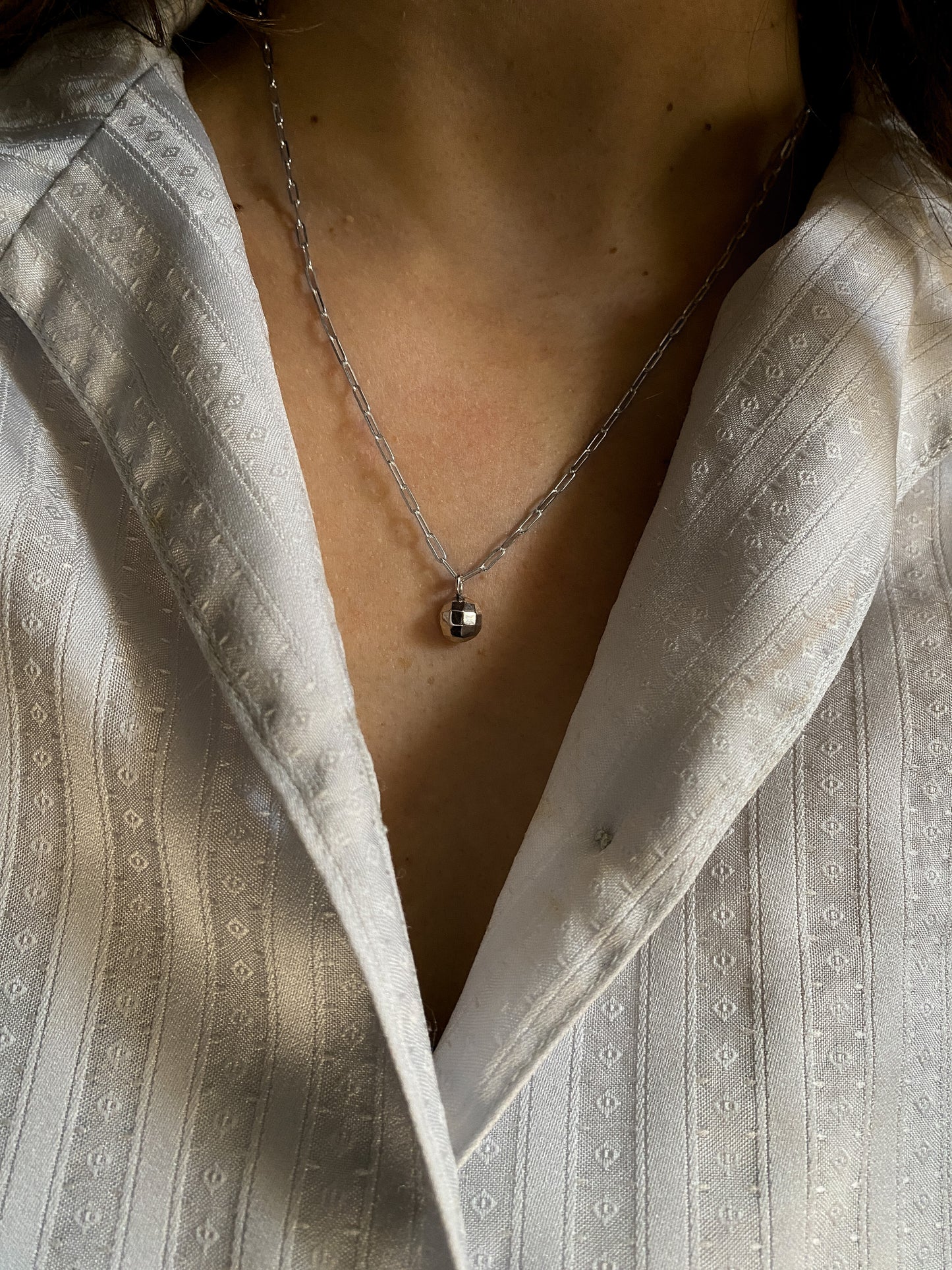 Nest Necklace in Silver