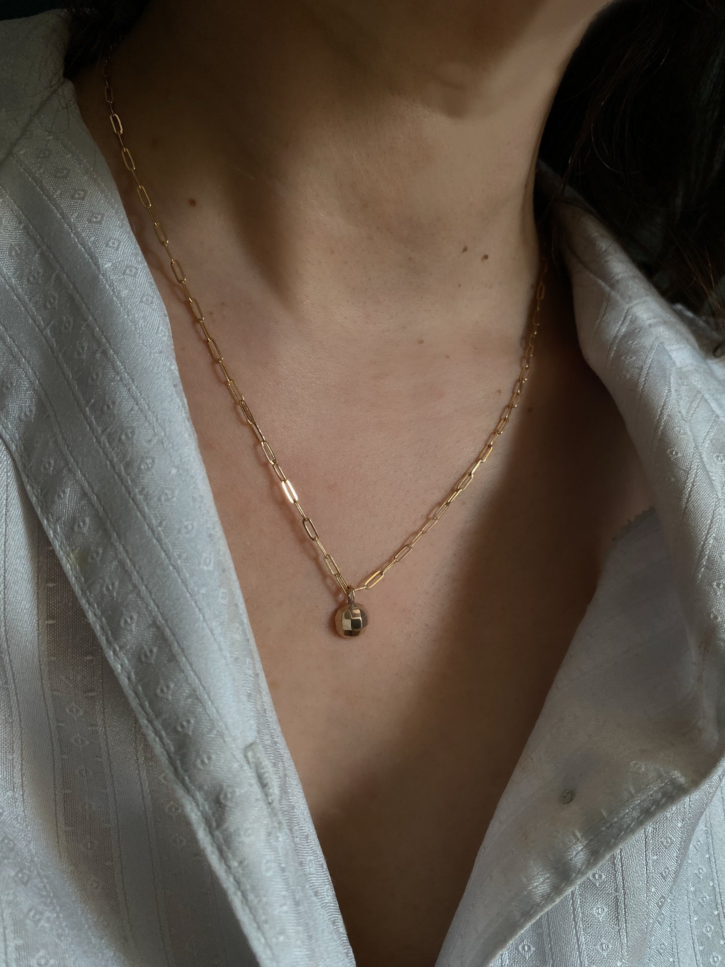 Nest Necklace in Bronze