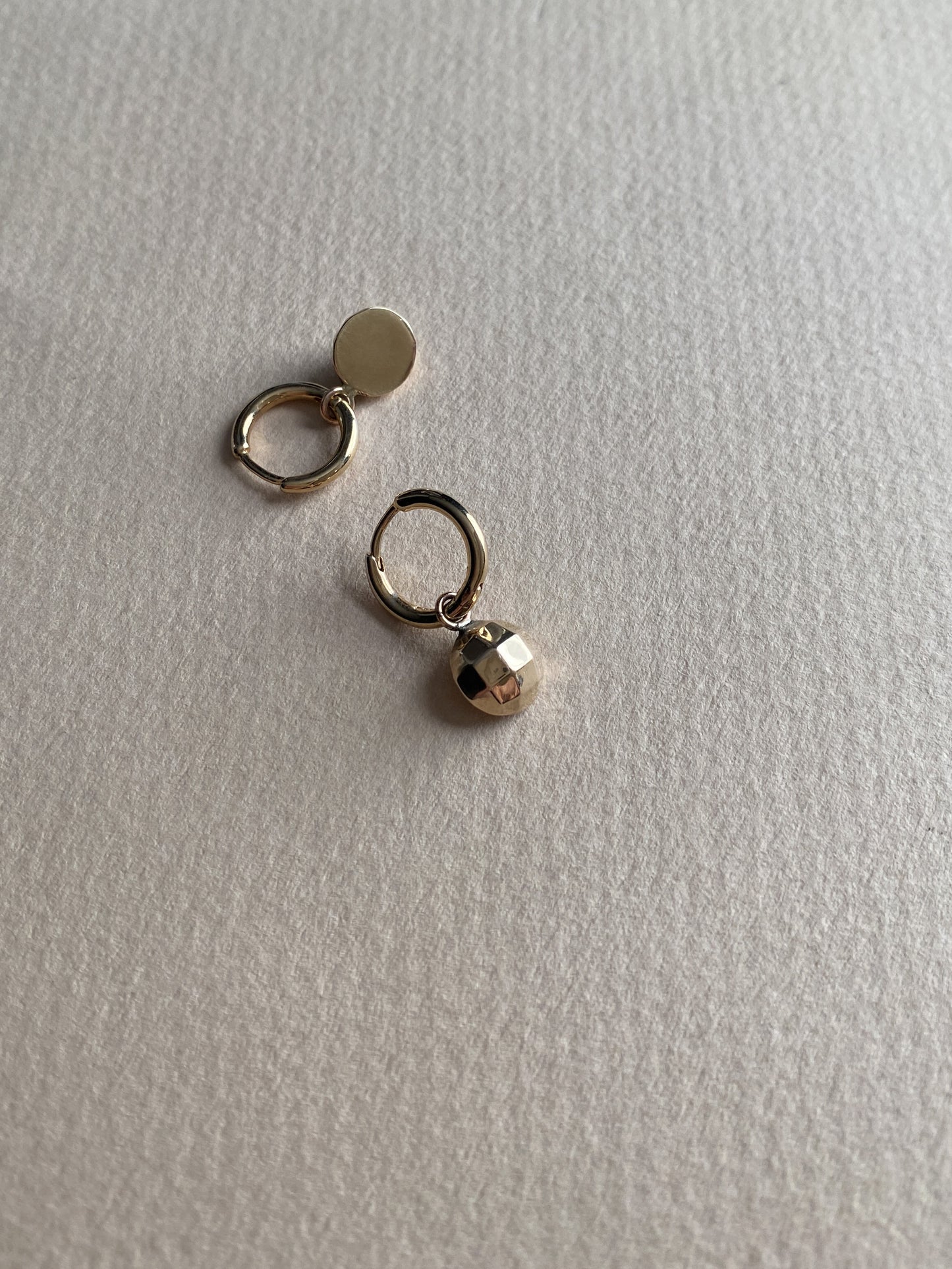 Nest Earrings in Bronze