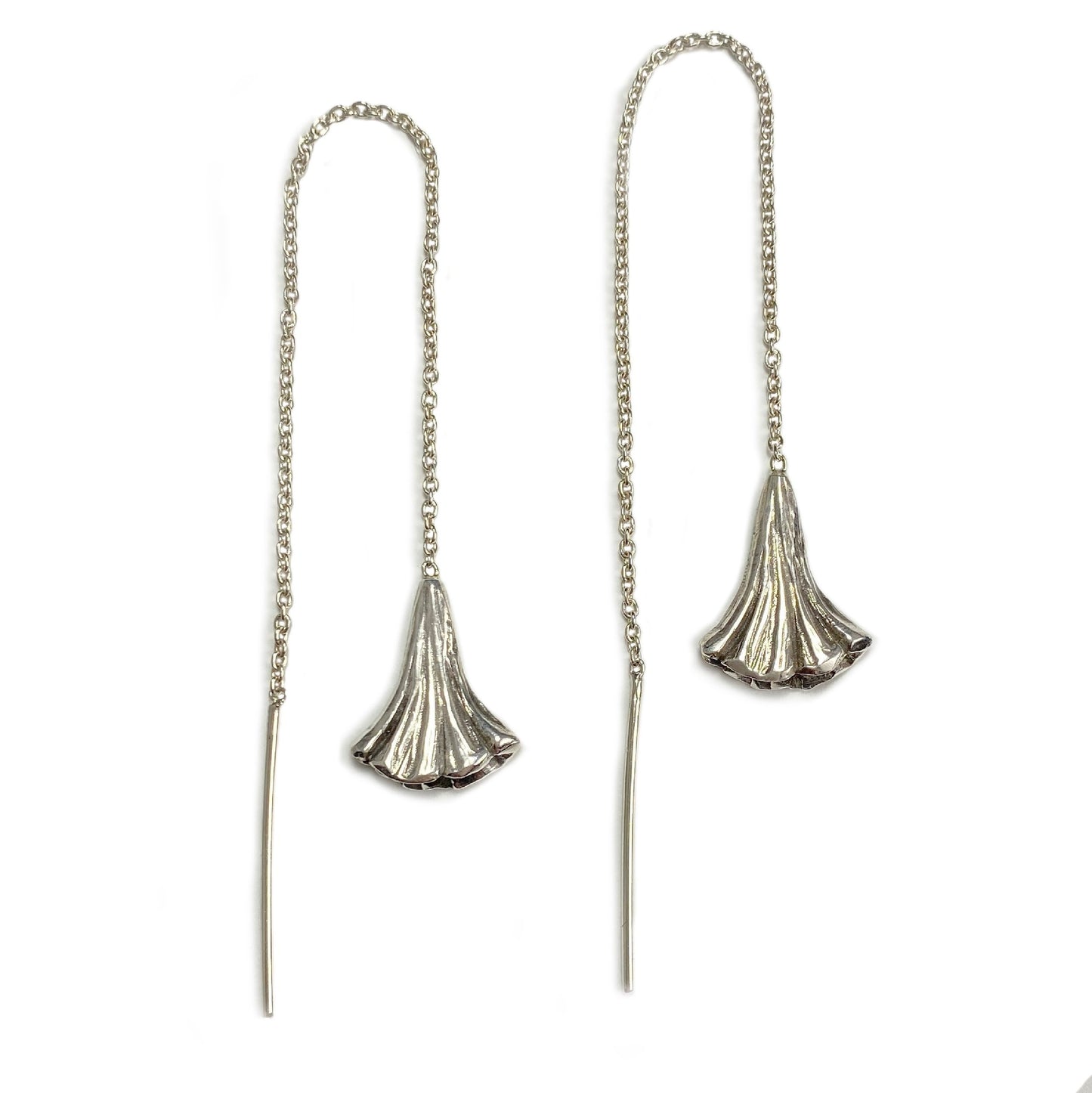 Chanterelle Threaders in Silver