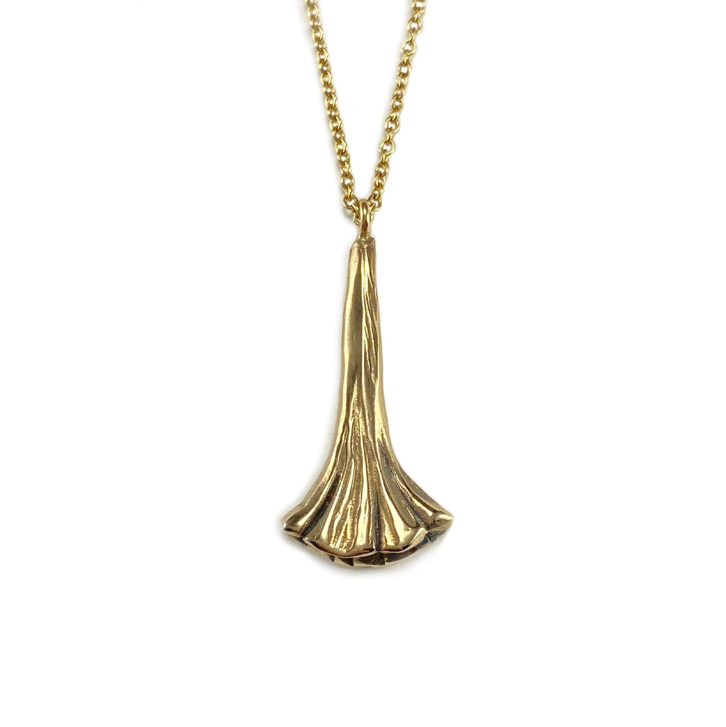 Chanterelle Necklace in Bronze