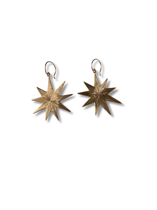 Electra Earrings in Bronze