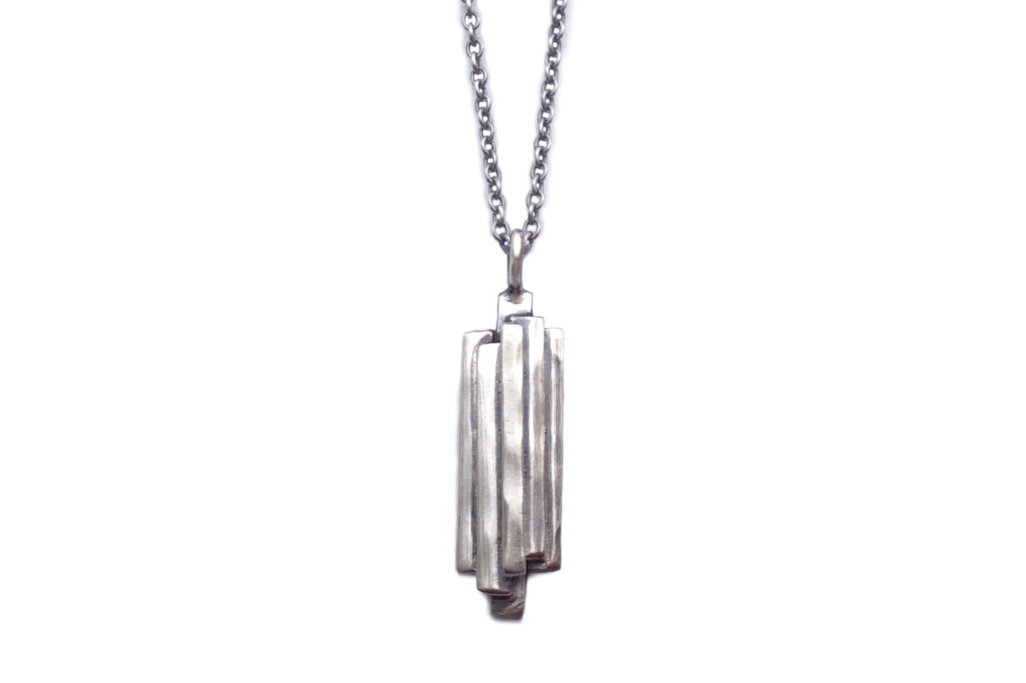 Small Stalactite Necklace in Silver