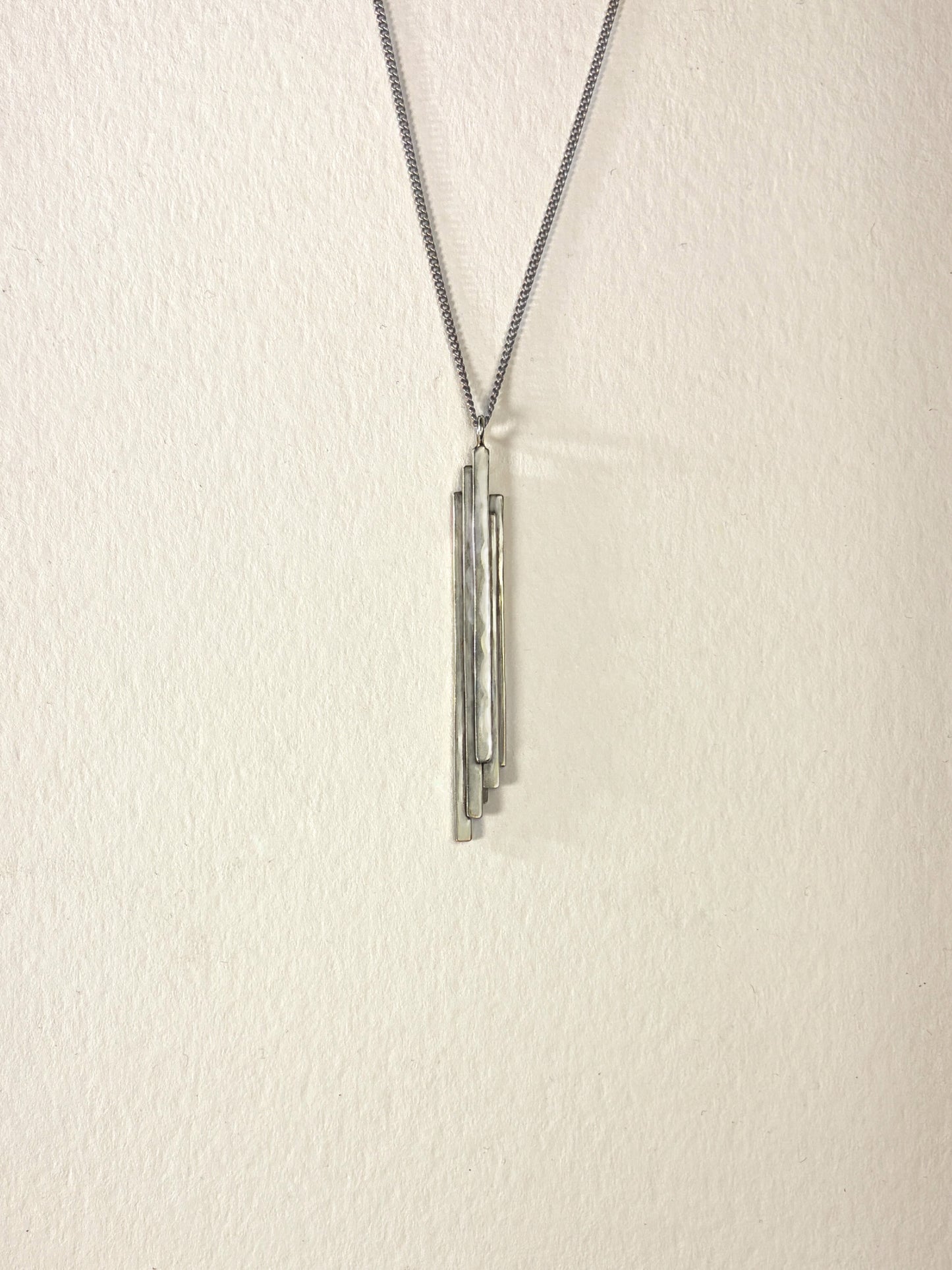Stalactite Necklace in Silver (long)