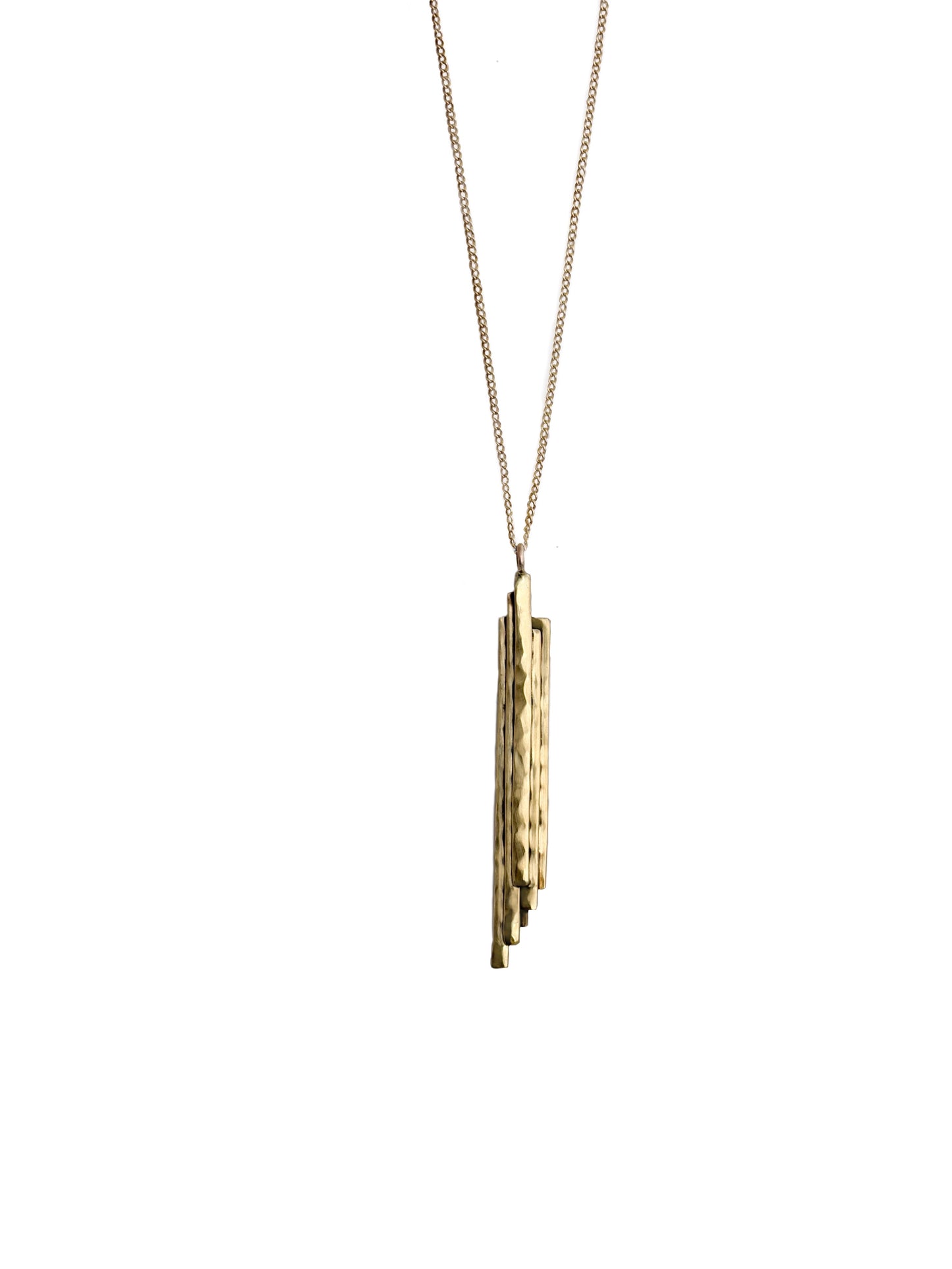 Stalactite Necklace in Bronze (long)