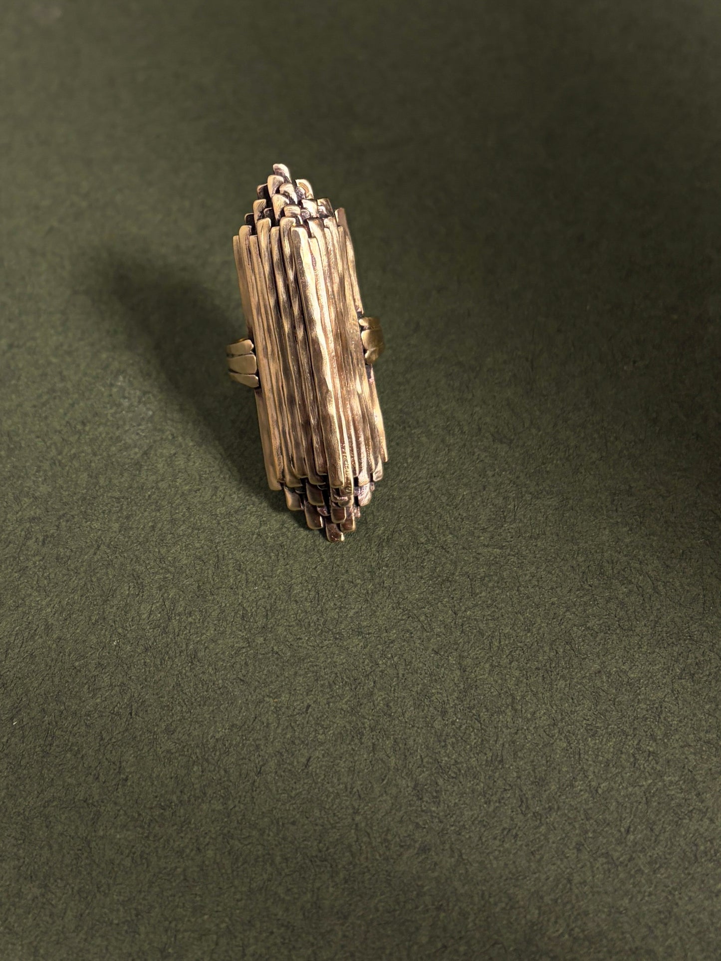 Stalactite Ring in Bronze (large)