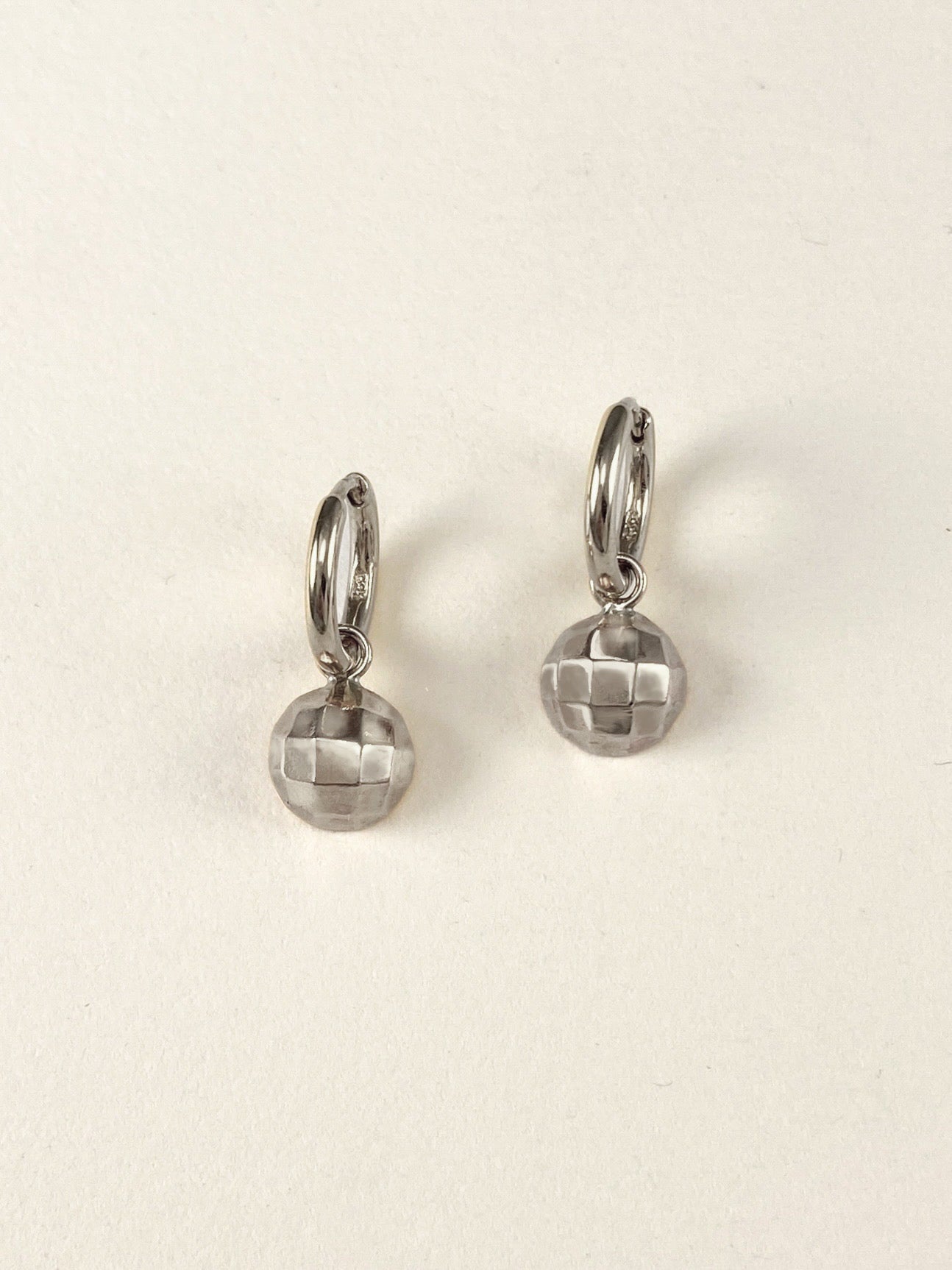 Nest Earrings in Silver