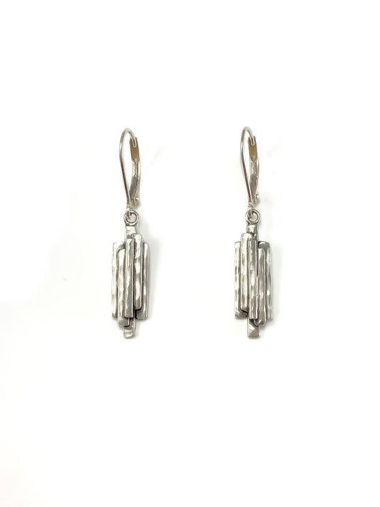 Mini Stalactite Earrings in Silver *ready to ship*