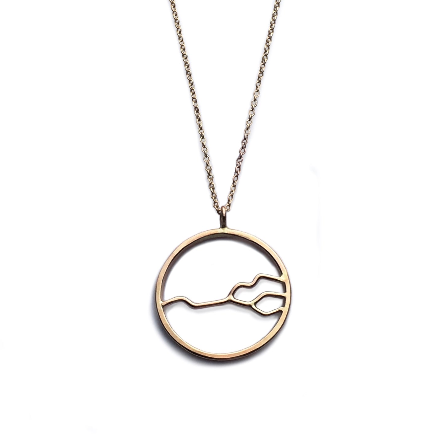 Storm Necklace in Gold